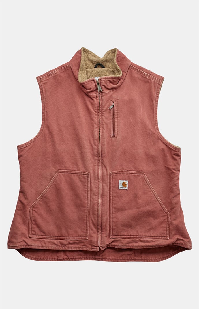 PS VINTAGE Pink 2000s Carhartt Vest Jacket | Pacsun