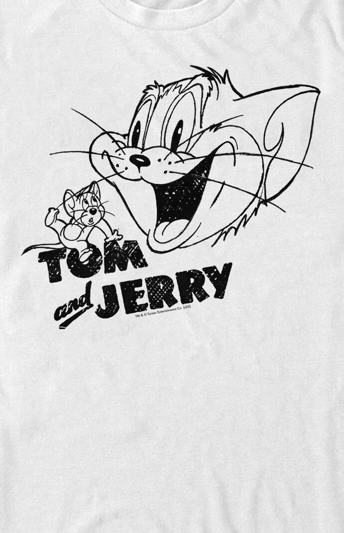 Tom And Jerry Sketch T-Shirt