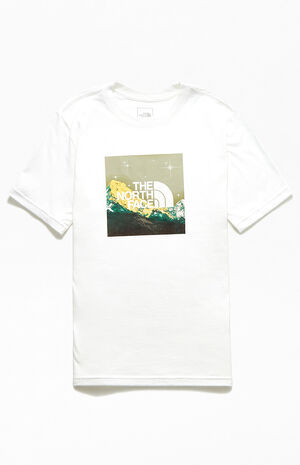 Kids White Graphic T-Shirt image number 1