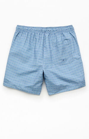 Plaid Collegiate 6.5" Swim Trunks image number 2