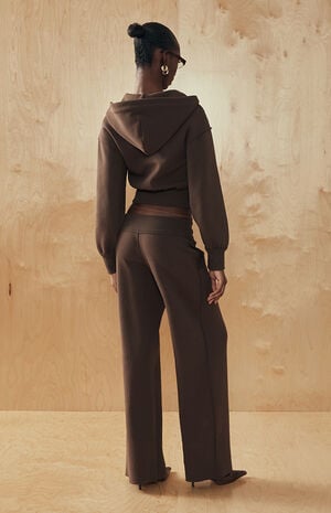 The Sami Zip Up Cropped Hoodie image number 2