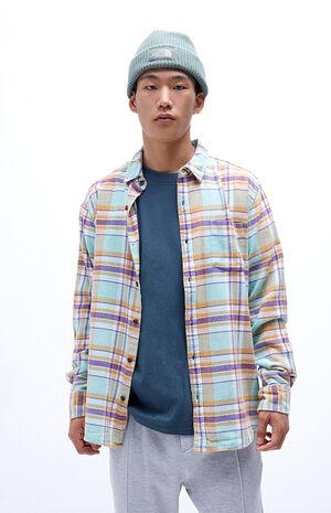 Stroll Classic Long Sleeve Plaid Shirt Stroll Classic Long Sleeve Plaid Shirt image number null