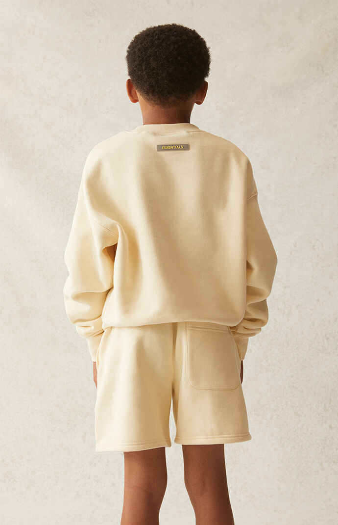 Essentials Cream Crew Neck Sweatshirt