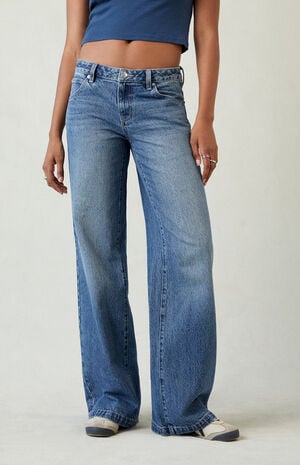 Casey Low Rise Baggy Jeans Indigo image number 2