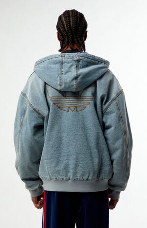 Denim Hooded Jacket image number 4