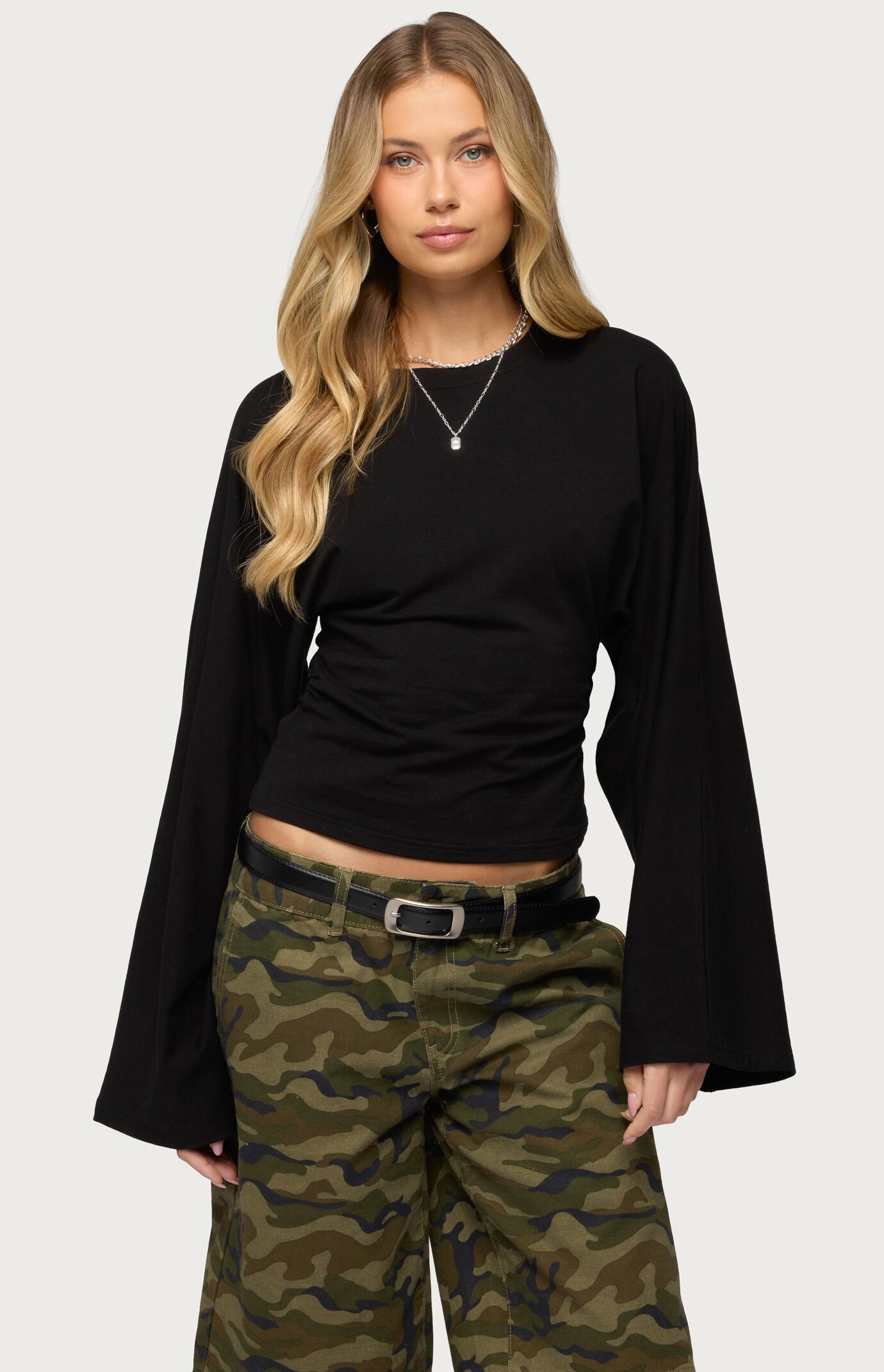 Edikted Charlisa Cinched Waist Top