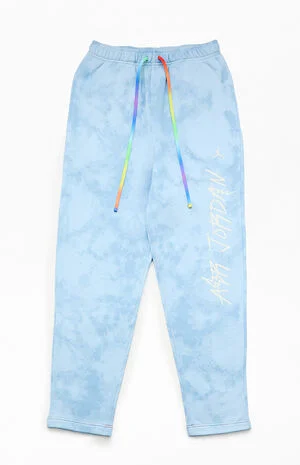 Blue J Balvin Tie Dye Sweatpants image number 1