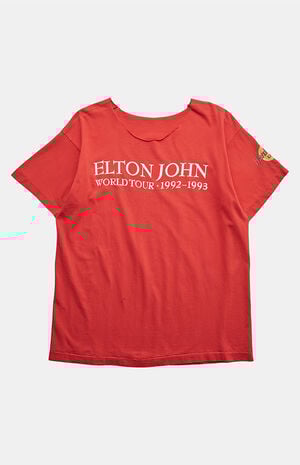 '90s Elton John World Tour Graphic T-Shirt image number 1