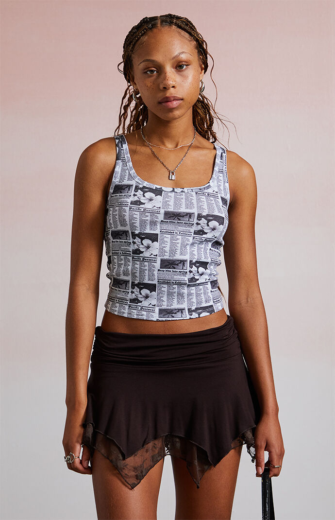 Third Charm Melrose Scoop Tank Top