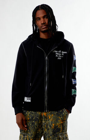 Reverse Terry Zip Up Hoodie image number 1