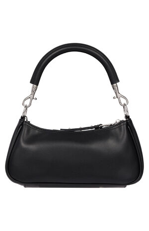 Black Moto Charm Shoulder Bag image number 4