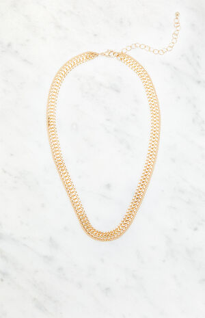 Chunky Chain Layered Necklace image number 1
