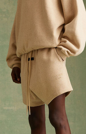 Gold Heather Sweat Shorts image number 3