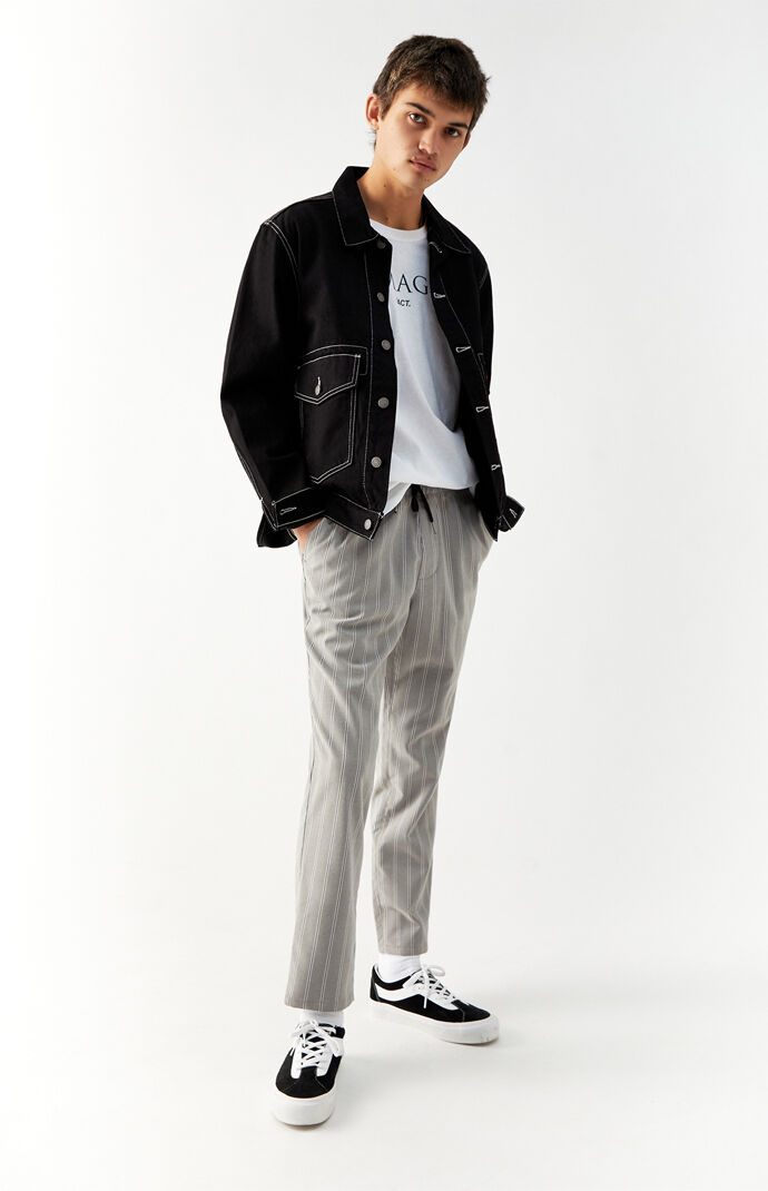 Black At Work Trucker Jacket