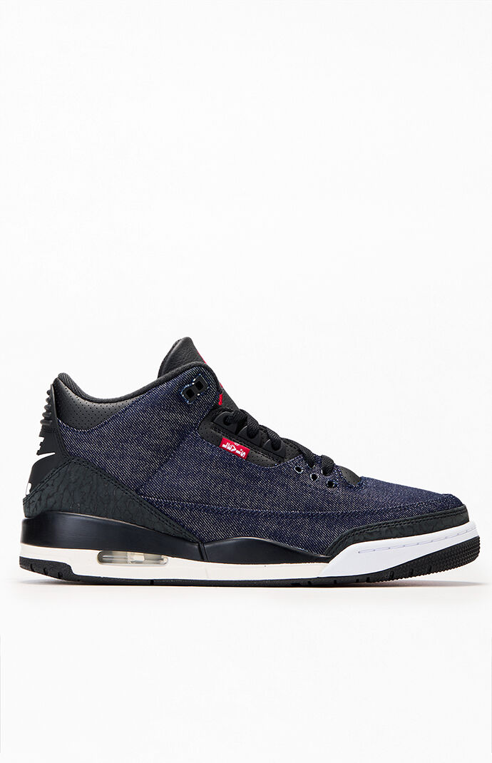 Air Jordan 3 x Levi's Retro Denim Blue Shoes