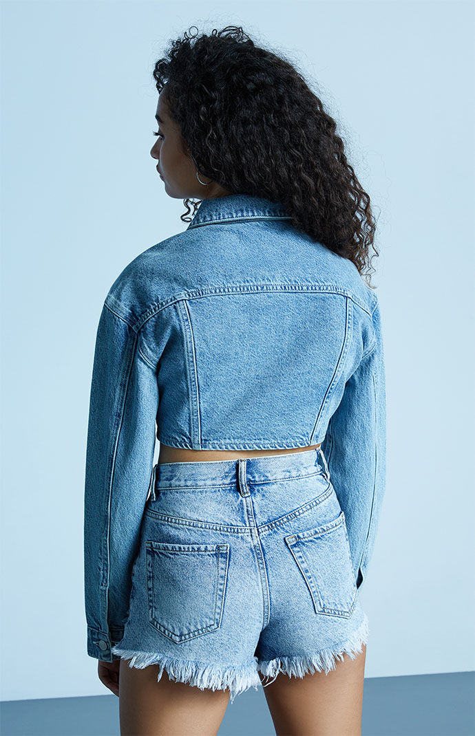 Pacsun trucker jacket top