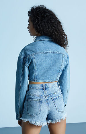 Ultra Cropped Trucker Jacket image number 4