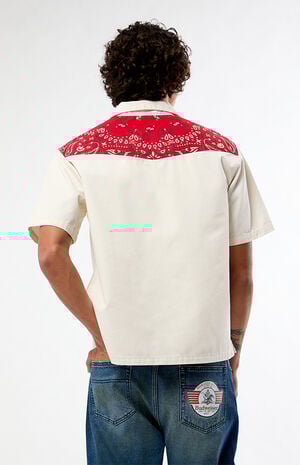 by Pacsun Bandana Camp Shirt image number 4