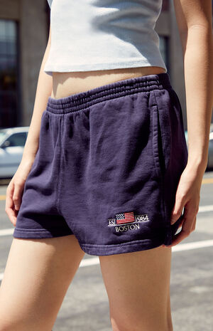 Blue Boston Sweat Shorts image number 2