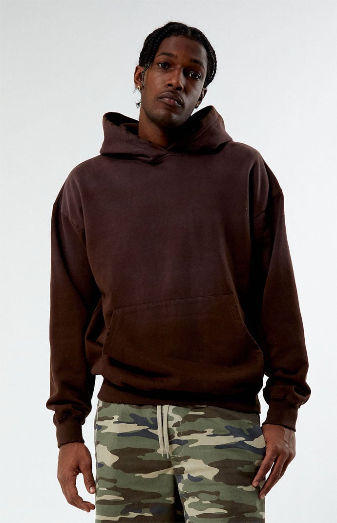PacSun Brown Potassium Vintage Wash Hoodie PacSun
