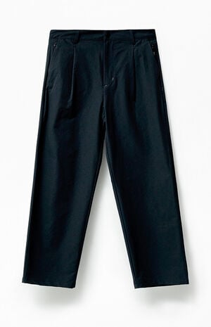 Active Black Baggy Trouser Pants image number 2