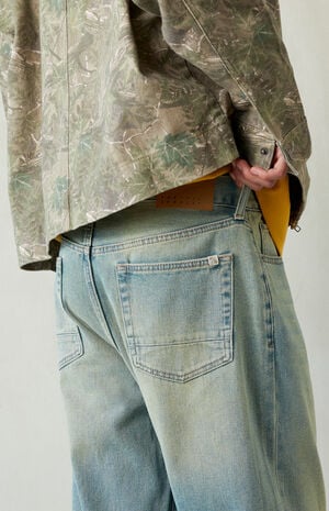Dylan Baggy Jeans Light Blue Green Tinted image number 5