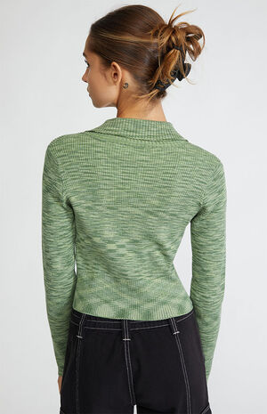 Uptown Keyhole Collared Cardigan image number 3