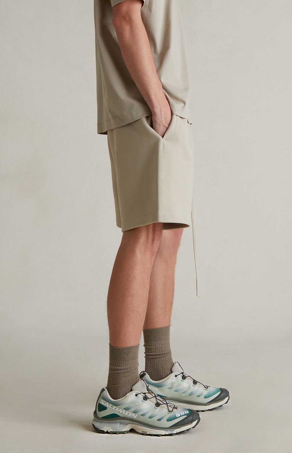 Fear of God ESSENTIALS Timber Soccer Fleece Sweat Shorts thumbnail 4