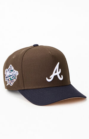 Kids Atlanta Braves 9FORTY Snapback Hat image number 1