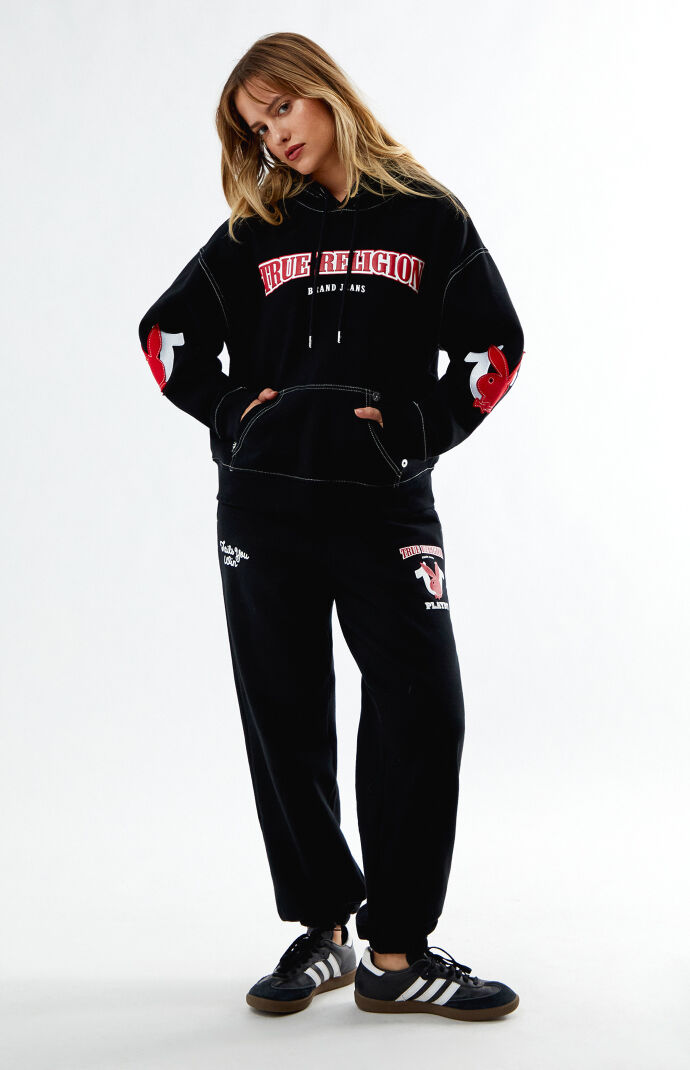 True Religion x Playboy Fleece Oversized Hoodie | PacSun