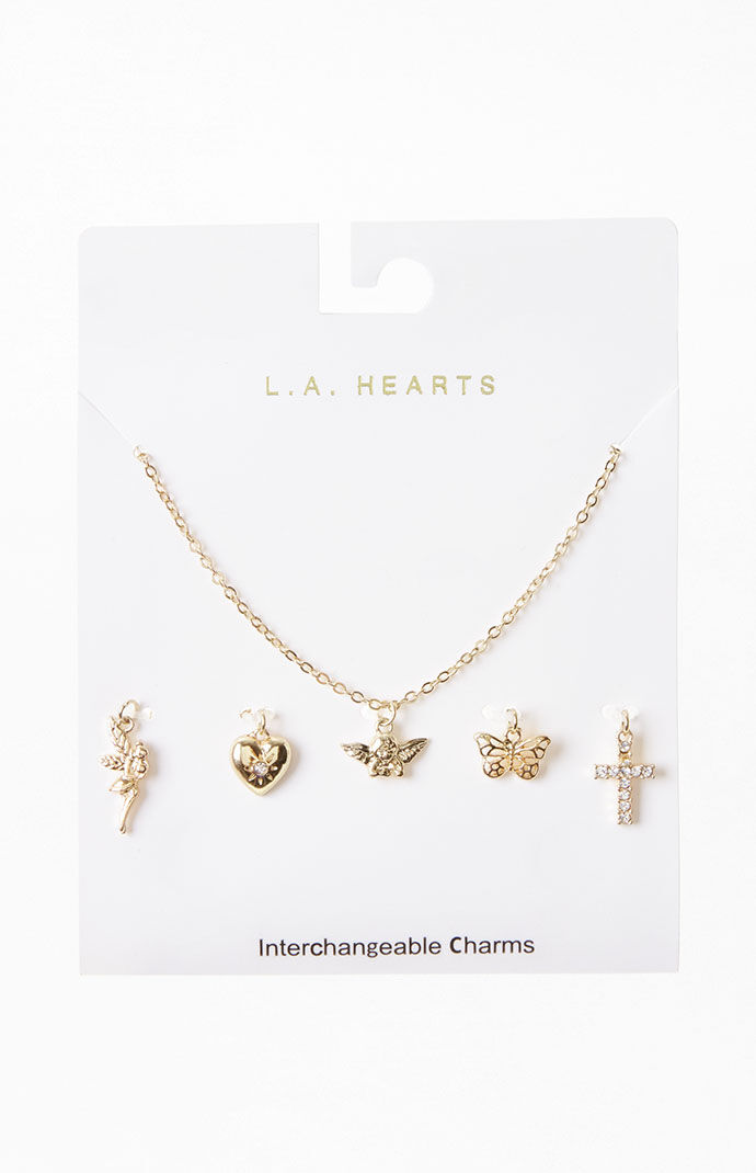 LA Hearts Ethereal Interchangeable Charm Necklace PacSun