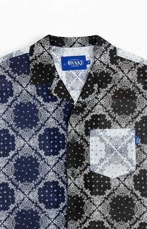 Colorblock Paisley Camp Shirt image number 2