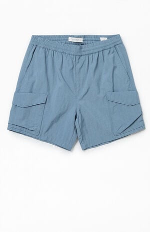 Nylon Blue Cargo Shorts image number 1