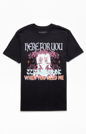Here For You Anime T-Shirt image number 1