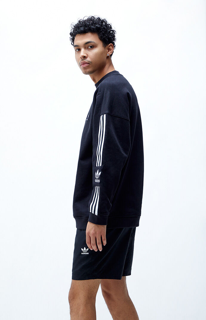 Adidas originals nova on sale retro sweatshirt in black
