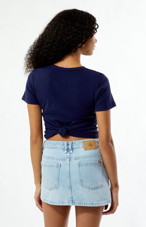 Light Indigo Sophie Denim Mini Skirt image number 4