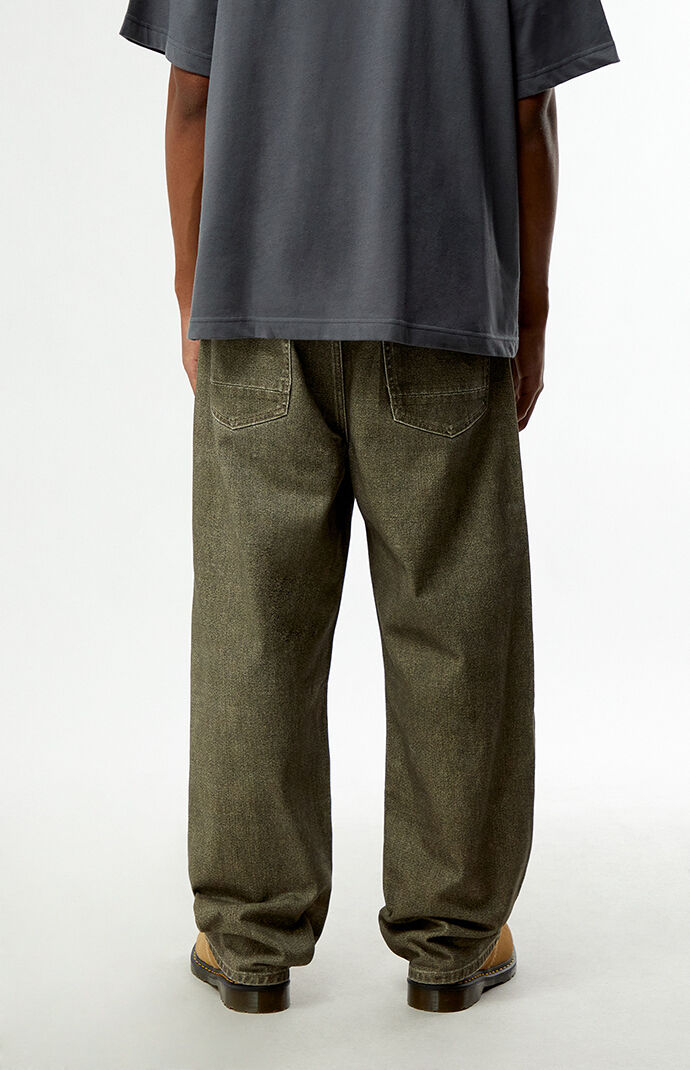 Pacsun  Blake Extreme Baggy Jeans Herringbone Gray