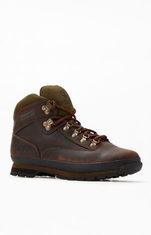 Brown Euro Hiker Boots image number 1