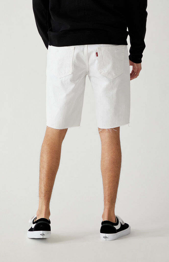 White levi shorts mens outlet