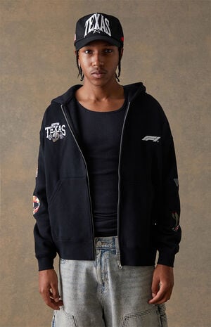 x Pacsun United States Grand Prix 2025 Austin Texas Zip Up Hoodie