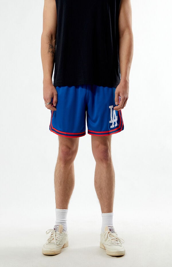 Mitchell & Ness LA Dodgers Overtime Win Mesh Shorts