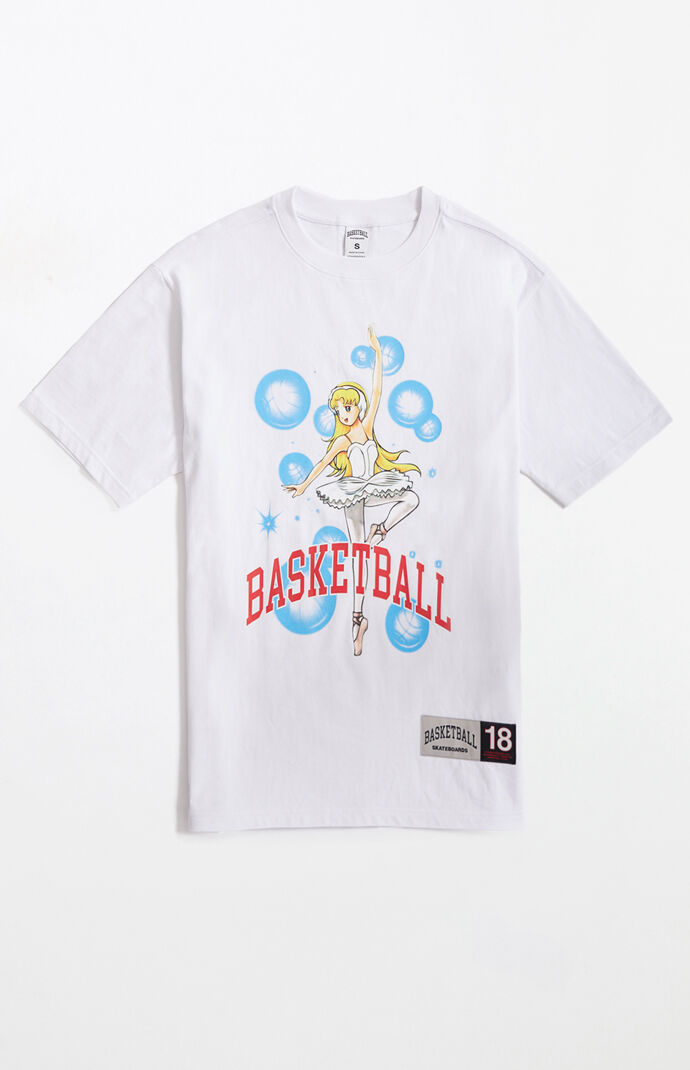 Basketball Skateboards Ballerina T Shirt Pacsun