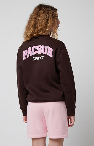 Pink Logo Sweat Shorts image number 4