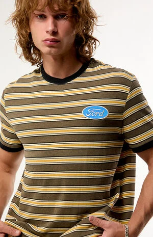 Vintage Striped Yarn Dye T-Shirt image number 2