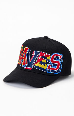 Atlanta Braves&nbsp;Hyper Type Pro Snapback Hat image number 4
