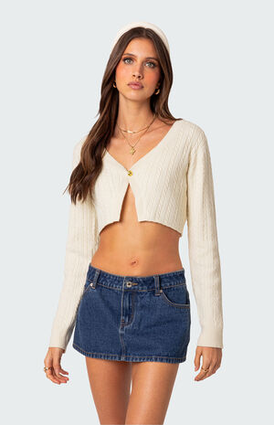Noelle Cropped Cardigan image number 1