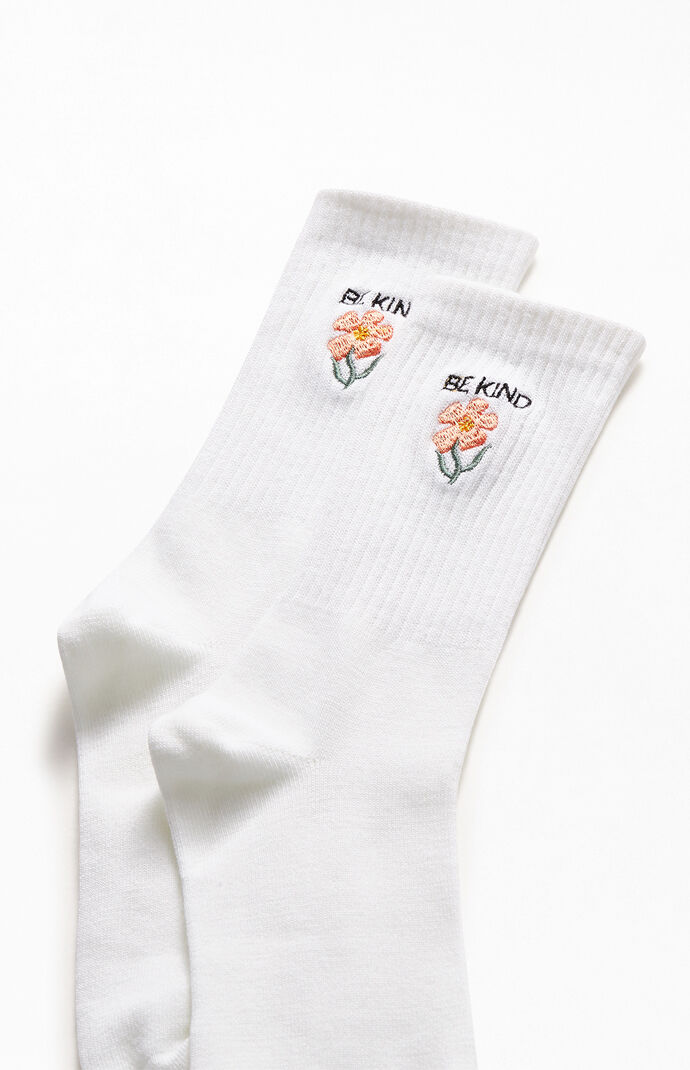 Be Kind Flower Socks