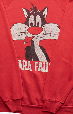 90s Niagara Falls Looney Tunes Crew Neck Sweatshirt image number 2