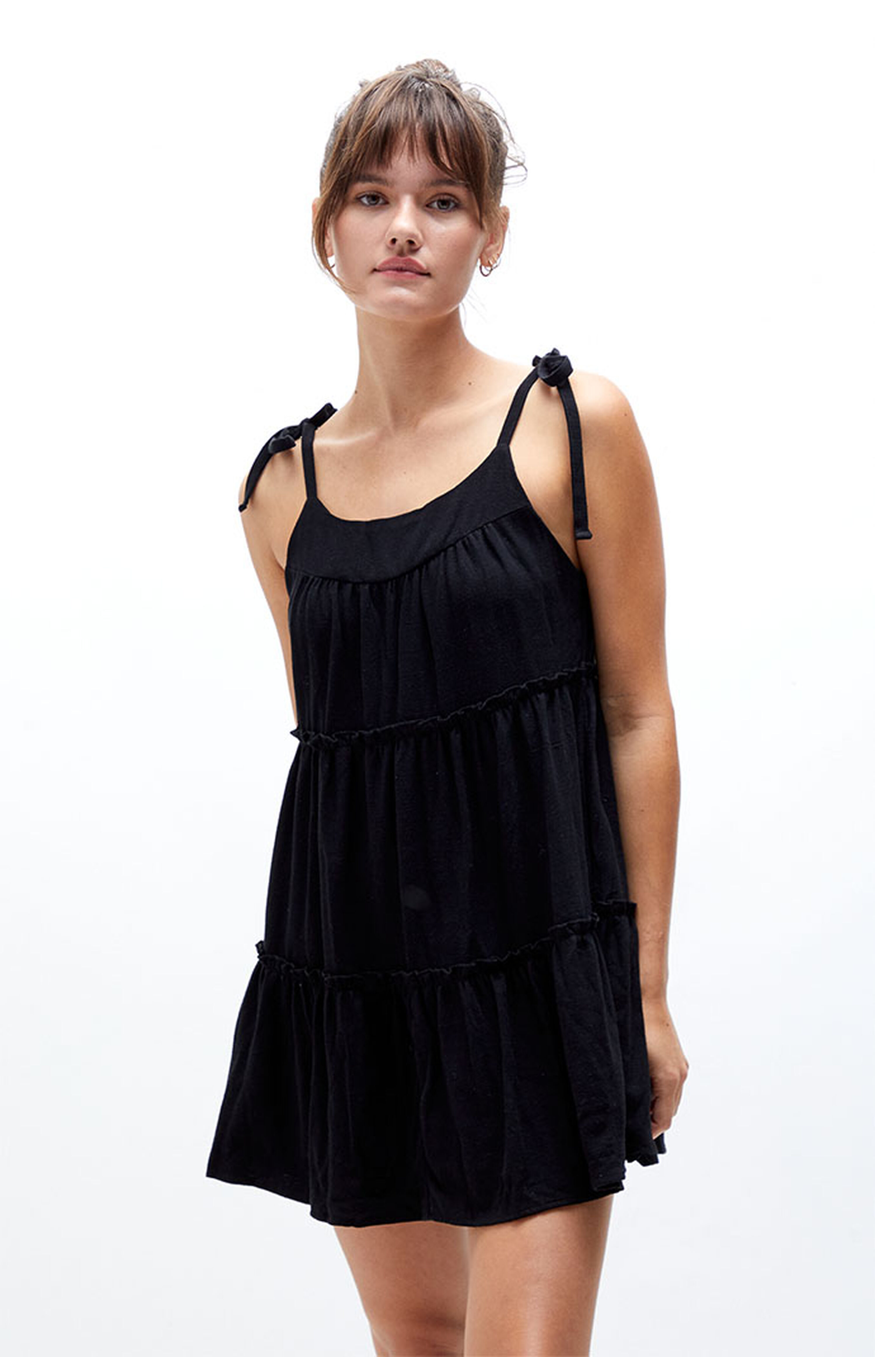 LA Hearts Tie Strap Babydoll Dress PacSun