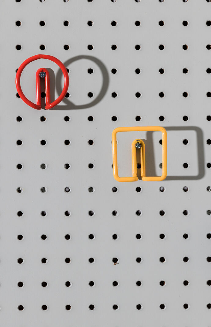 Red Circle Wall Hook